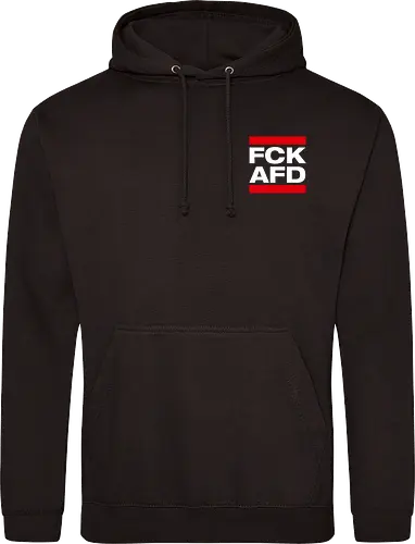 FCK AFD - Pocket - weiß - Standard Hoodie