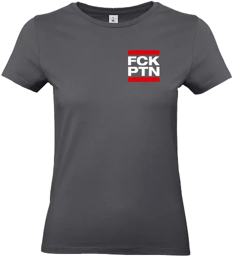 FCK PTN - Pocket - weiß - Standard T-Shirt (Frauen)