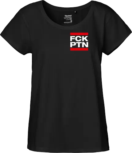 FCK PTN - Pocket - weiß - Fairtrade Girl Shirt