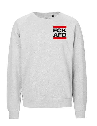 FCK AFD - Pocket - schwarz - Fairtrade Sweatshirt