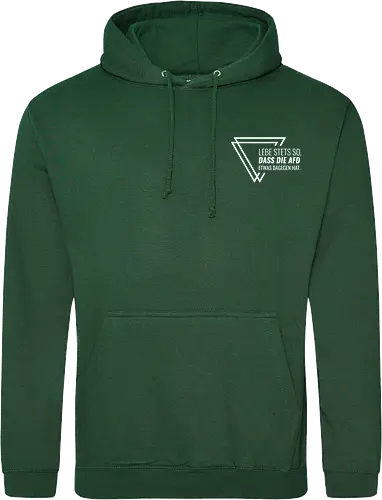 Lebe stets so... - Pocket - weiß - Standard Hoodie