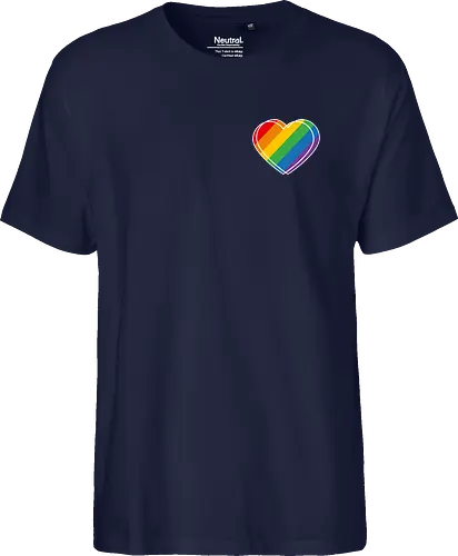 Pride Herz - Pocket - Fairtrade T-Shirt