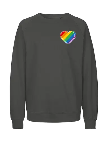 Pride Herz - Pocket - Fairtrade Sweatshirt