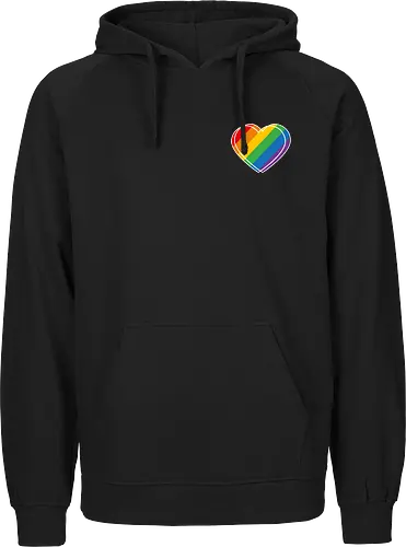 Pride Herz - Pocket - Fairtrade Hoodie