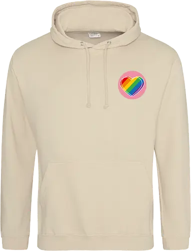 Pride Herz - Pocket - Kreis - Standard Hoodie