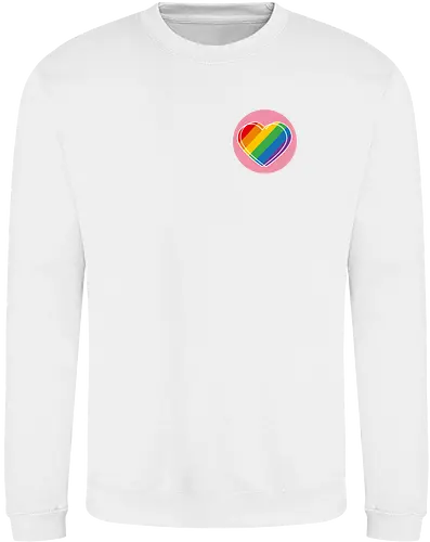 Pride Herz - Pocket - Kreis - Sweatshirt