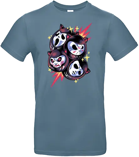 darkness daruma - horror, halloween, cool, cute, fun, funny, daruma, japanese, ghostface, jigsaw - Standard T-Shirt