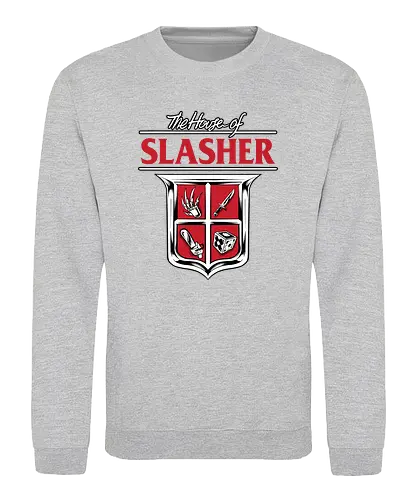 house of slasher - horror, halloween, cool, cute, fun, funny, daruma, japanese, ghostface, jigsaw - Sweatshirt