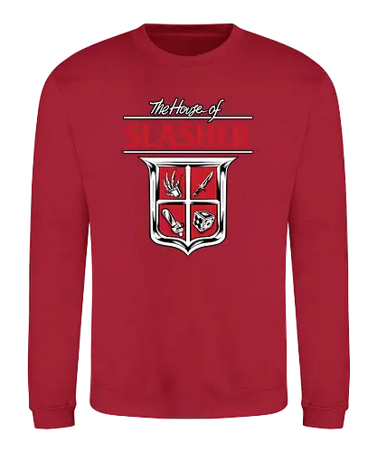 house of slasher - horror, halloween, cool, cute, fun, funny, daruma, japanese, ghostface, jigsaw - Sweatshirt
