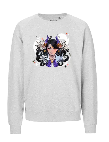 Trick or Treat! 2024 - halloween, pumpkin, ghost, character, anime - Fairtrade Sweatshirt