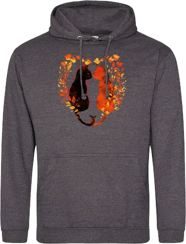 Cats,fall and love