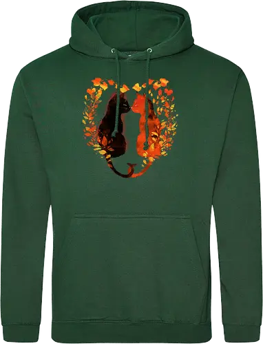 Cats,fall and love
