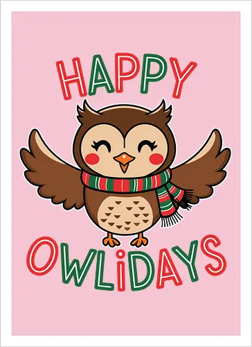  Happy Owlidays