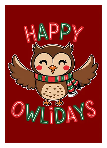  Happy Owlidays