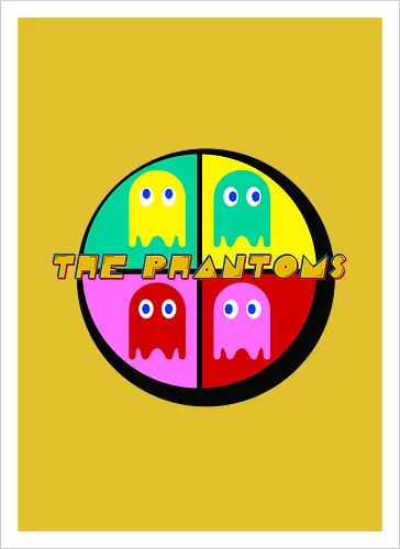 The Phantoms Colors Retro Game Art