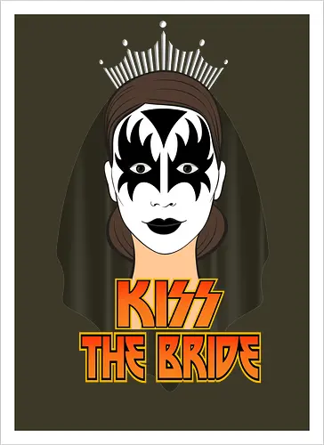 Kiss The Bride Rock Art
