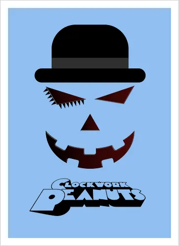 Clockwork Pumpkin Minimalist Art