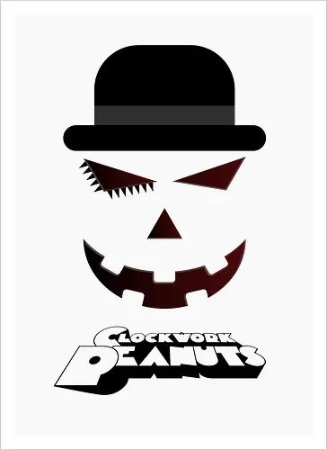 Clockwork Pumpkin Minimalist Art