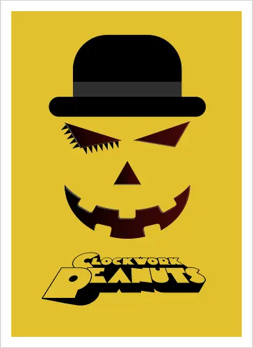 Clockwork Pumpkin Minimalist Art