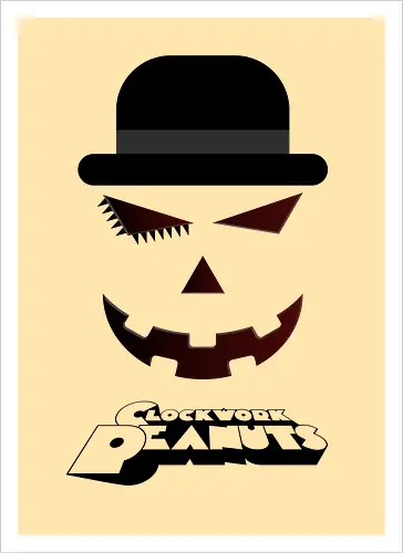 Clockwork Pumpkin Minimalist Art