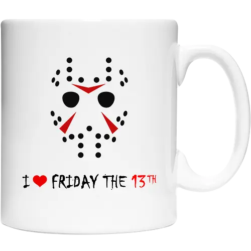 I Love Friday The 13th Vintage Art