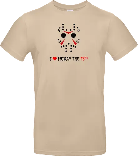 I Love Friday The 13th Vintage Art