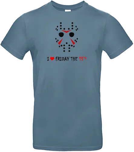 I Love Friday The 13th Vintage Art - funny, friday the 13th, funny halloween, funny pop, funny quote, geek, halloween, happy halloween, horror movie, joke, meme, nerd, parody, vintage, camp crystal lake - Standard T-Shirt