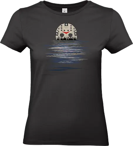 Camp Crystal Lake Moonshine Art - funny, camp crystal lake, friday the 13th, funny halloween, funny quote, geek, halloween, happy halloween, horror movie, humor, jason voorhees, joke, meme, parody, vintage - Standard T-Shirt (Frauen)