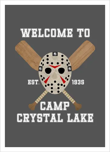 Welcome To Camp Crystal Lake Art