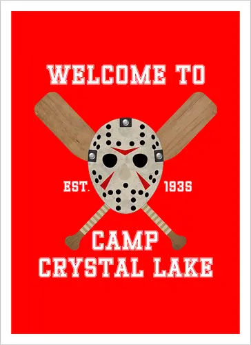 Welcome To Camp Crystal Lake Art