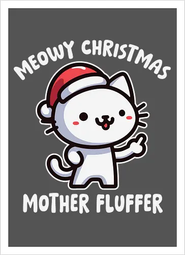 Meowy Christmas Mother Fluffer