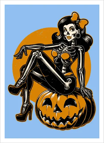 Halloween Pinup