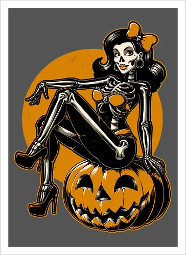 Halloween Pinup