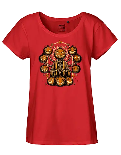 Halloween Pumpkin God - Fairtrade Girl Shirt