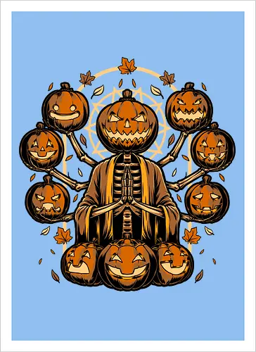 Halloween Pumpkin God