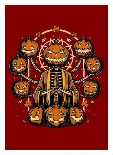 Halloween Pumpkin God