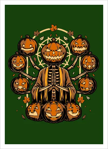 Halloween Pumpkin God