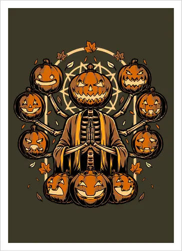 Halloween Pumpkin God