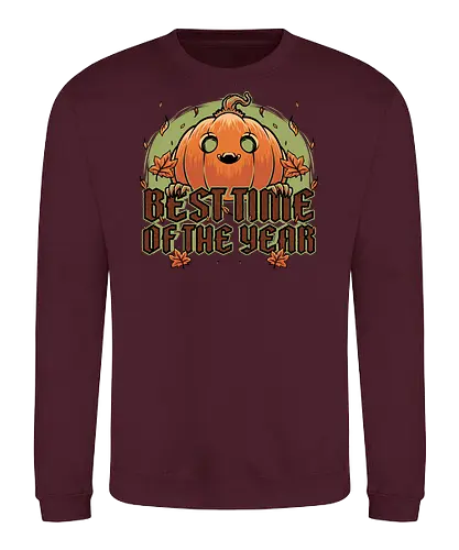 Pumpkin Autumn Halloween - Halloween, Pumpkin Autumn, fall, holiday, october, Cute, fun, funny, spooky, creepy, scary, trick or treat, leaves - Sweatshirt