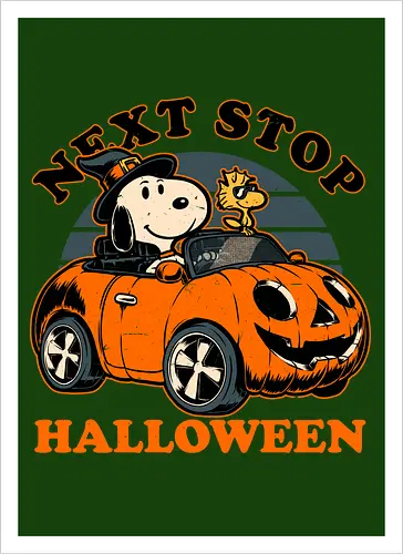 Spooky Beagle Car