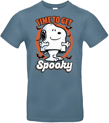 Spooky Beagle Halloween - Halloween, Spooky, Spooky Season, Mystery, Candy, Horror, October, Surprise, creepy, ghost, trick or treat, cute, boo, pet, beagle, dog, comic, bat, bats, peanuts - Standard T-Shirt