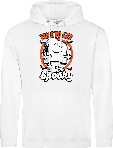 Spooky Beagle Halloween - Halloween, Spooky, Spooky Season, Mystery, Candy, Horror, October, Surprise, creepy, ghost, trick or treat, cute, boo, pet, beagle, dog, comic, bat, bats, peanuts - Standard Hoodie