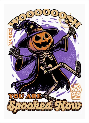 Spooky Pumpkin Wizard