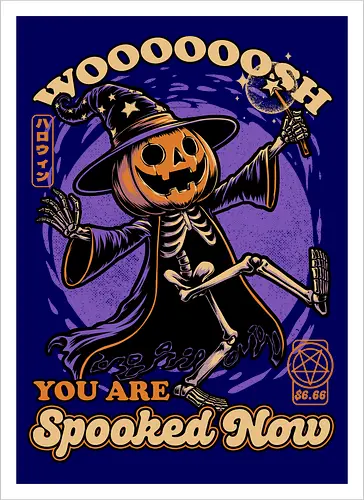 Spooky Pumpkin Wizard