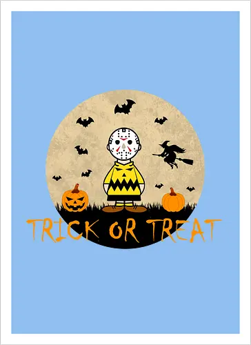 Charlie's Trick Or Treat Halloween Art 