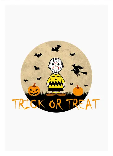Charlie's Trick Or Treat Halloween Art 
