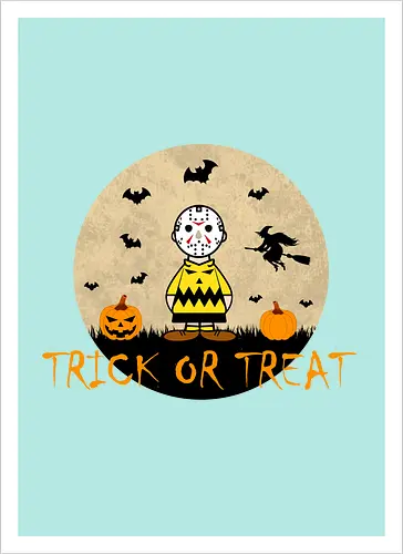 Charlie's Trick Or Treat Halloween Art 