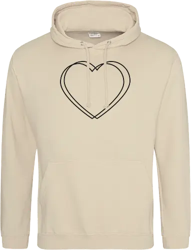 VVP Herz - schwarz - Standard Hoodie