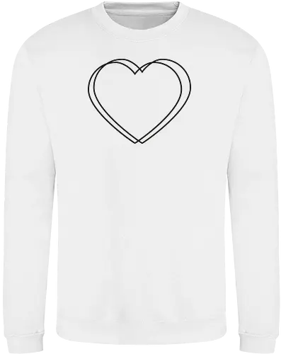 VVP Herz - schwarz - Sweatshirt