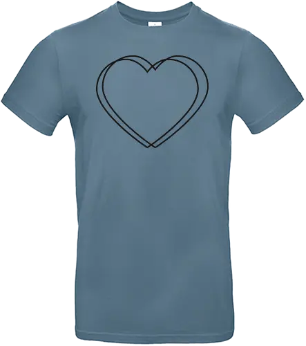 VVP Herz - schwarz - Standard T-Shirt